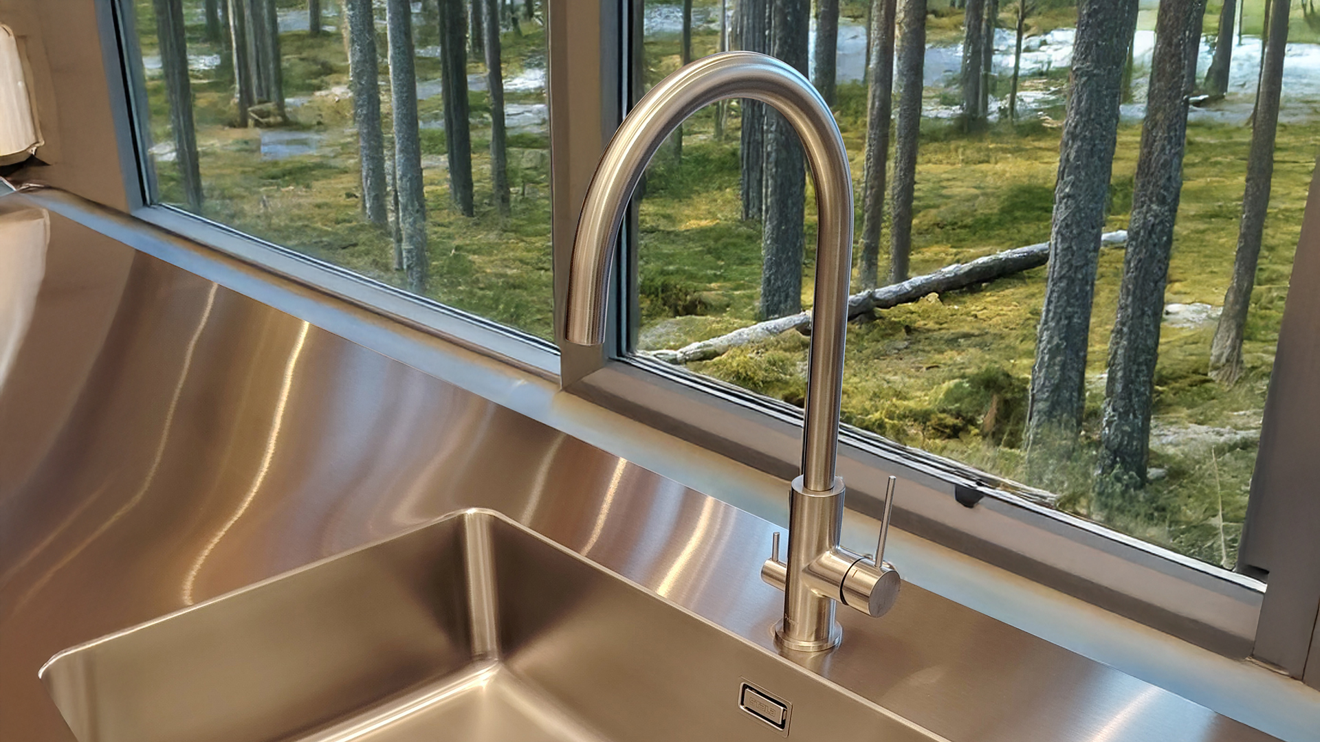 Kitchen mixer Scandtap Steel  Equip D Original