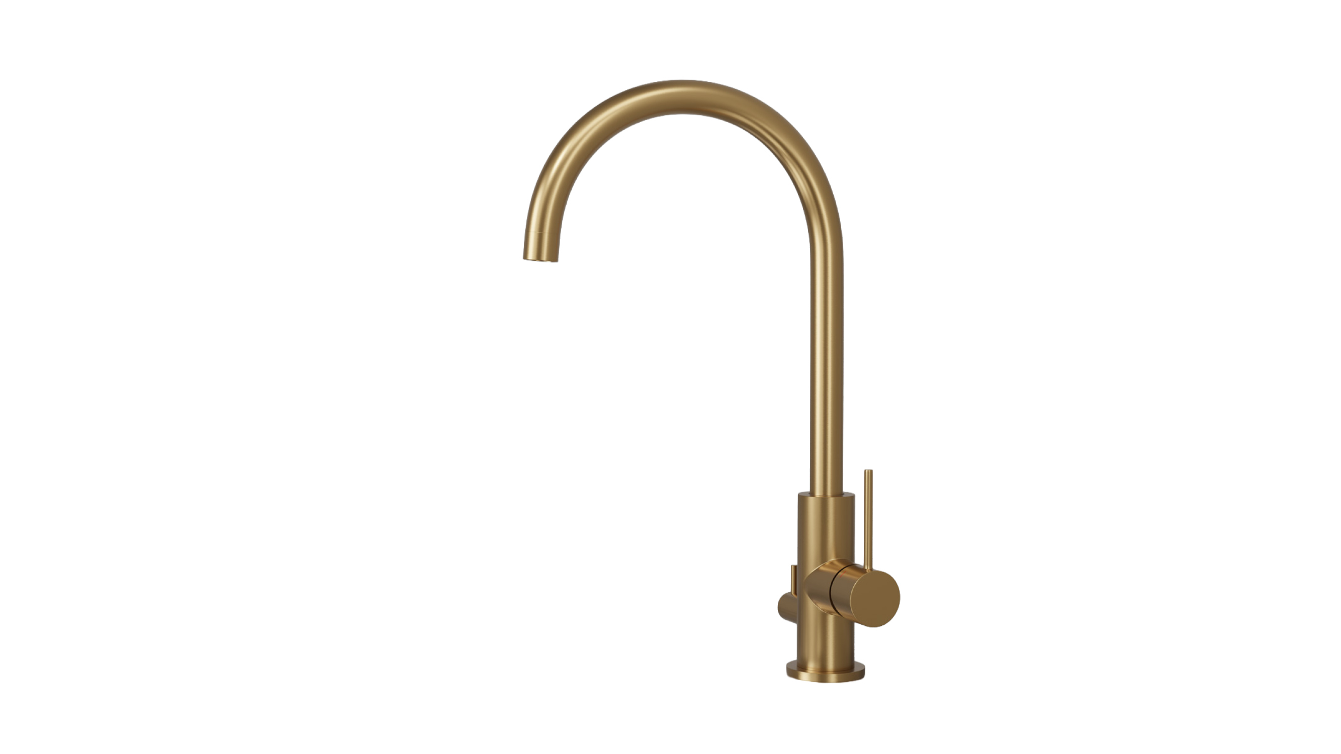 Scandtap Steel Equip D Sand – gold-colored kitchen mixer