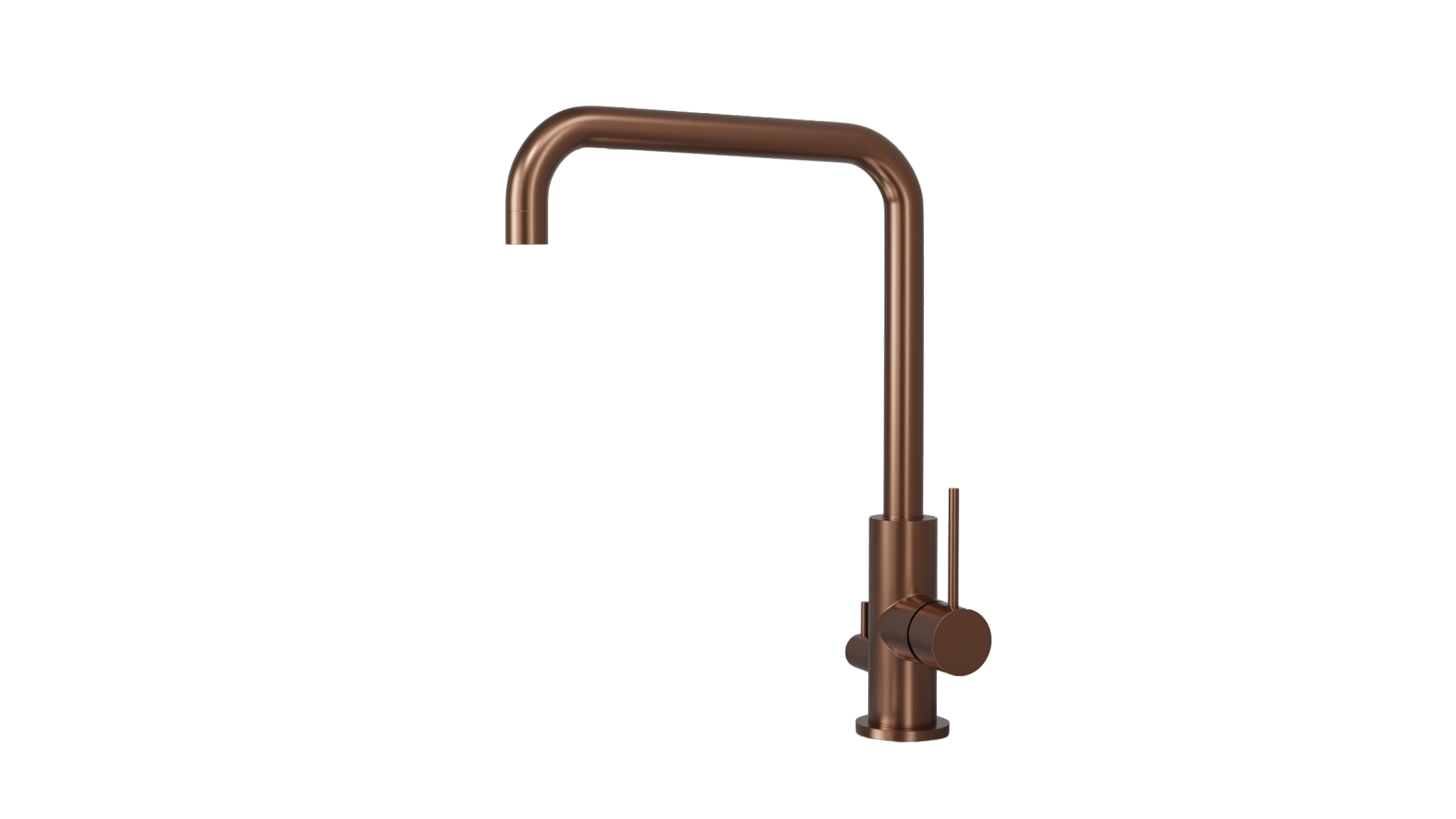 Scandtap Steel Mood D Amber – copper-colored kitchen mixer